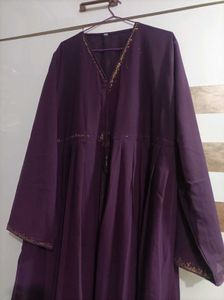 Elegant Purple burkha nakab