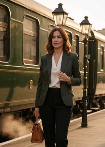 ZARA BASIC Olive Blazer