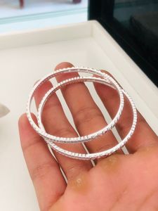 Pure Silver Bangles (wt:-18.400g)