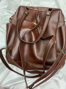 Brown Backpack