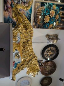 Stunning Gold cheetah 🐆 Statue