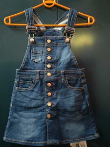 Denim Jumper Dress,
