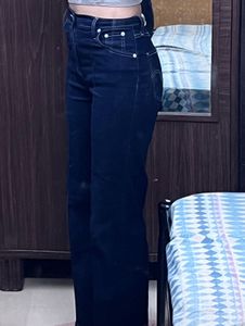 Dark Wash Wide Leg Jeans