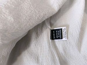 Y2K Shein Fancy white top XL