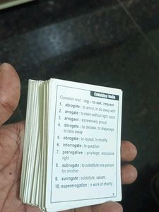 Vocabulary Building Flashcards