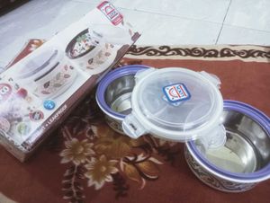 2 Thermo Lock Insulated Lunch Box Set
