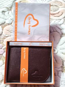 Being Human Men's Brown Leather Wallet