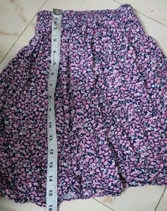 Floral Print Skirt