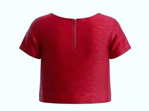 Embroidered Mirror work Ethnic Crop top/Blouse