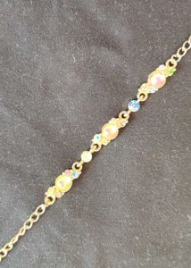 Archies Gold Plated Multicolour AD Bracelet