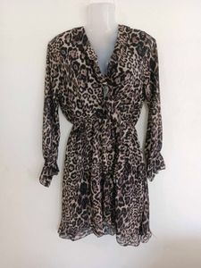 Leopard Print Mini Dress