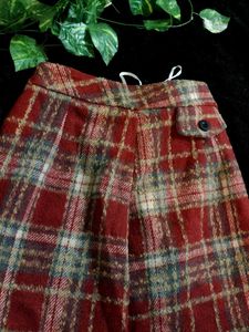plaid mini skirt