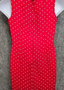 Sag Harbor petite Size 12 Polka Dot Womens Dress