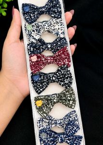 Set of 6 Cute Bow Hair Clips