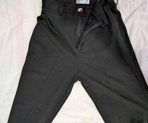 Black Wide Leg Trousers