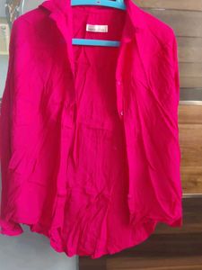 Pink Button-Down Shirt