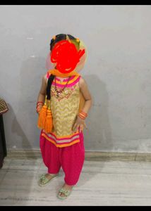 Elegant Kurta Set with salwar and Dupatta
