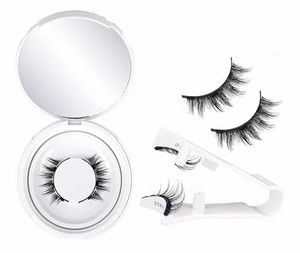 magnetic false 2 Lashes Kit with 1 Applicator
