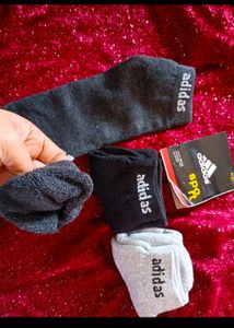 3 Pairs One Pack Adidas Socks