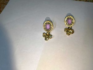 Elegant Lavender Stone Jewellery Set