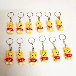 Winnie the Pooh Keychains Set of 12pcs