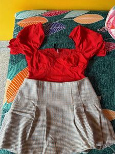 Top and Skirt