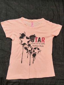Cute Pink Graphic T-Shirt