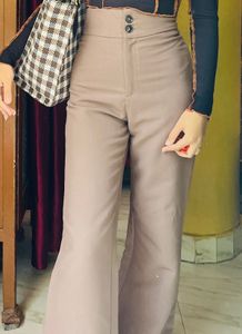 High Waisted Flare Trousers