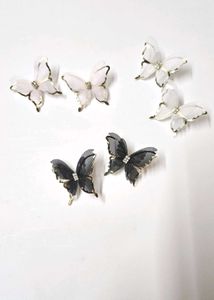 Unique Korean Butterfly Earrings Combo of 2