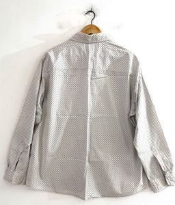 Printed White Formal Shirt (Men)