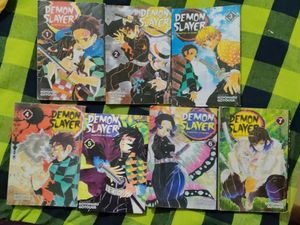 Demon Slayer Manga Volumes 1-7