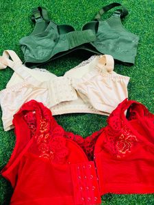 34 size padded Comfortable Bras - Pack of 3
