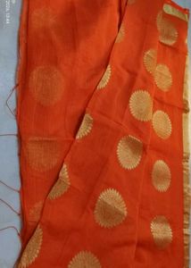 Orange Silk Saree
