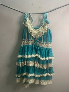 Boho Tiered Mini Dress