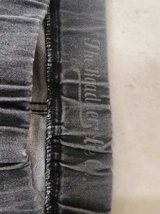 Gray Denim Jeggings