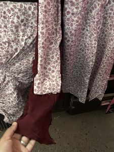 Floral Print Kurta Set with Dupatta