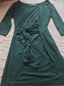 Machima- Dark Green Dress- Vintage