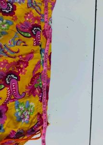 Vibrant Paisley Print Maxi Skirt