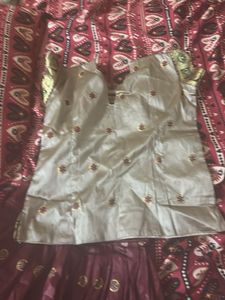Pattu Pavadai Or  Lehenga Choli Set