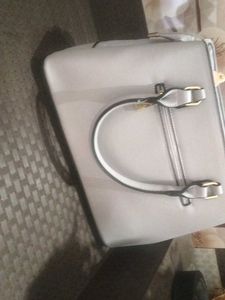 Stylish Grey Quilted Handbag with Free gift