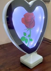 Heart Shape Magic Mirror Lamp