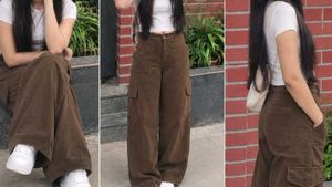 Brown Corduroy Cargo Pants