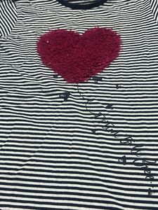 Striped Heart T-Shirt