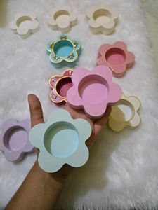 Flower Shaped Tealight Holders Set of any 2