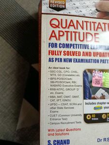 Quantitative Aptitude Book