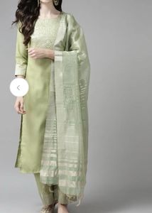 Elegant Green Kurta Set with Dupatta