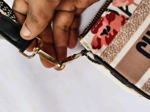 Christian Dior Floral Crossbody Bag Set