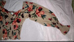 Floral Puff Sleeve Smocked Top