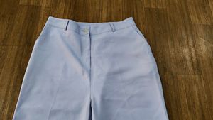 Light Blue Wide Leg Trousers