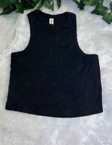 Black tank top